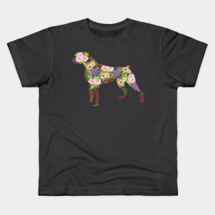 Floral Boxer Kids T-Shirt